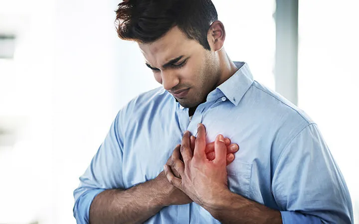 Heart attack symptoms in men